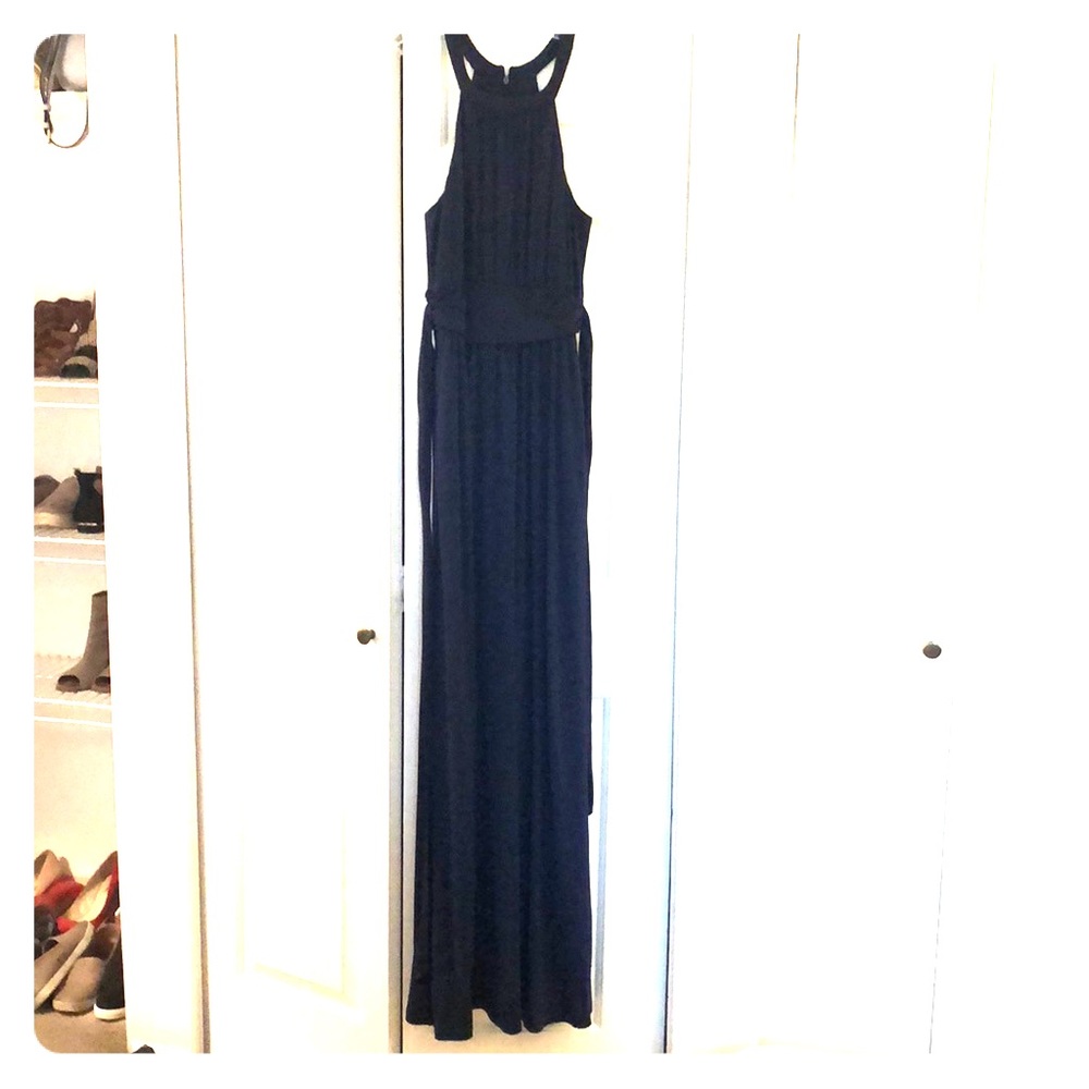 Weddington Way long Jersey navy dress